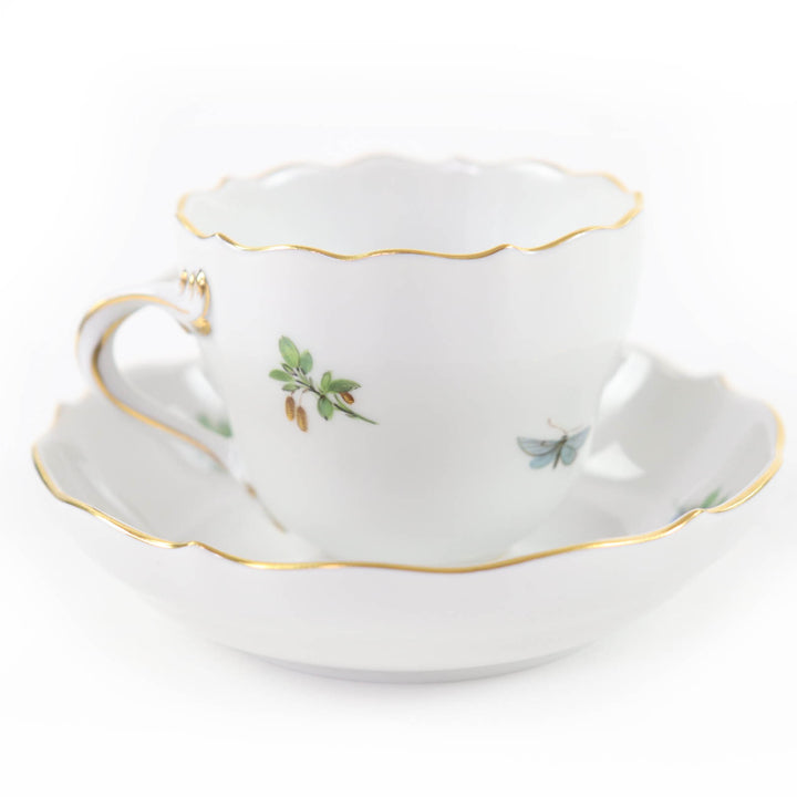 極美品☆Meissen マイセン 陶器 鳥と虫 希少 カップ・ソーサーセット マグカップ ホワイト系 レディース