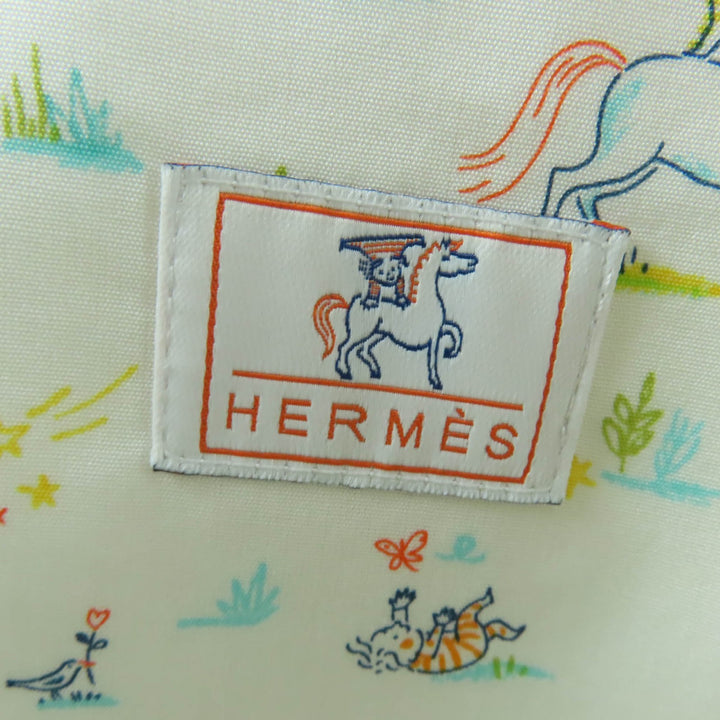 極美品☆HERMES エルメス マザーズバッグ ガブリオル コットン100％ グリ・ペルル トートバッグ フランス製 レディース 定価404800円