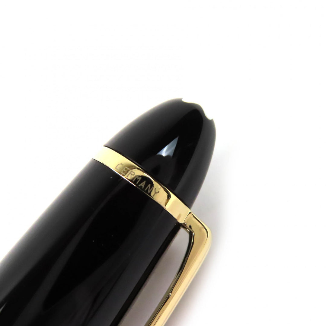 極美品△MONTBLANC モンブラン マイスターシュテュック 146 ペン先14K Mニブ ホワイトスター 万年筆 ブラック ゴールド ドイツ製 メンズ