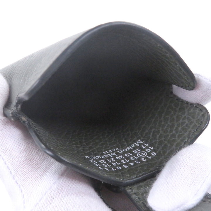 極美品□Maison Margiela 11 メゾンマルジェラ11 S56UI0226 レザー 4ステッチ ストラップ付 スマホポーチ フォンホルダー イタリア製