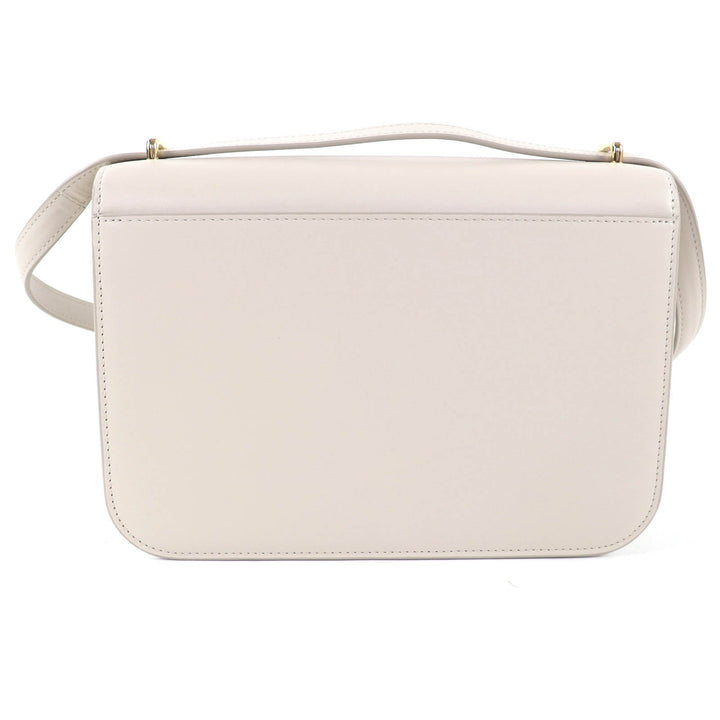 美品★LOEWE ロエベ ゴヤ ミディアム ライトゴースト アナグラム レザー ショルダーバッグ ゴールド金具 保存袋付 スペイン製 レディース