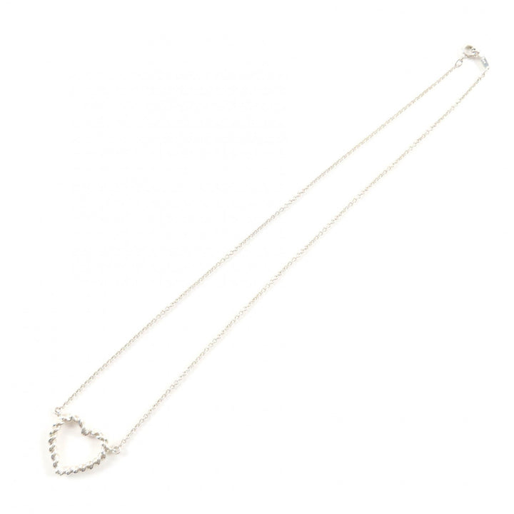 極美品★TIFFANY&amp;Co. ティファニー 925 ハートツイスト ネックレス ペンダント アクセサリー シルバー 重量5.73g レディース