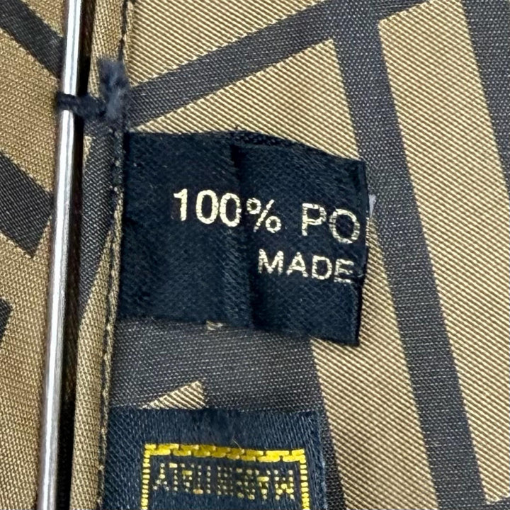 美品◇FENDI フェンディ FFスナップボタン ズッカ柄 折り畳み 傘 アンブレラ ブラウン 保存袋付き イタリア製 レディース