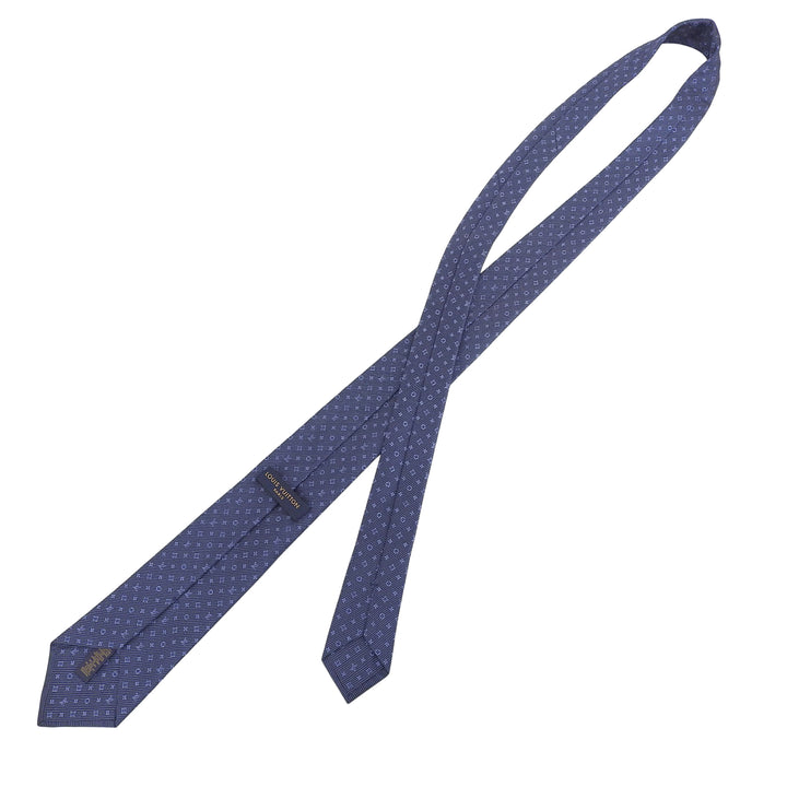 極美品▲LOUIS VUITTON ルイヴィトン 2022年製 M70953 クラヴァット モノグラム クラシック シルク100％ ネクタイ 148cm×8cm 箱付き 伊製