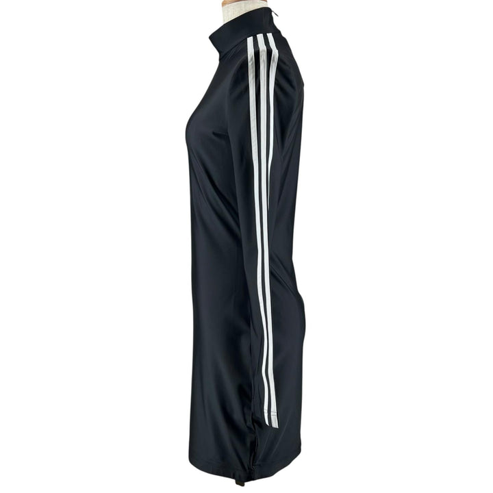 未使用品▲BALENCIAGA×adidas バレンシアガ×アディダス 23SS 728939 タイト ワンピース ブラック 38 イタリア製 正規品 レディース
