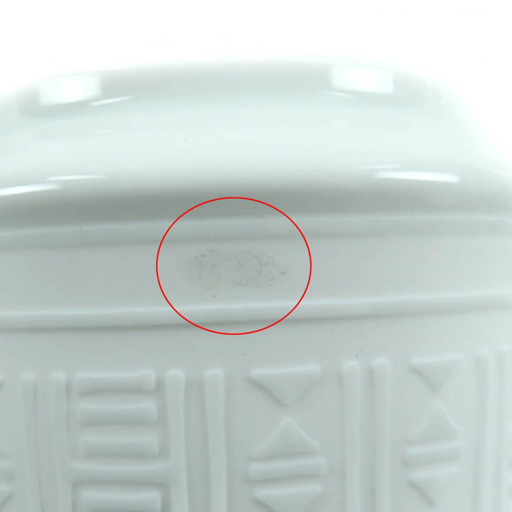 極美品★HERMES エルメス エーゲ シュガーポット 食器 ホワイト 箱付き レディース