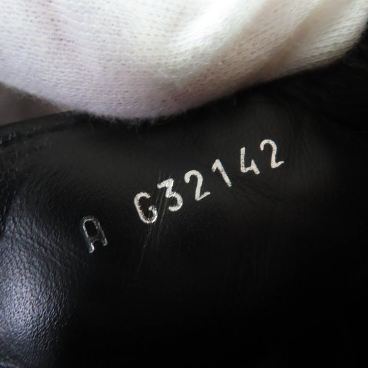 美品☆CHANEL シャネル G32142 スウェードレザー使い ココマーク マトラッセ ツイード コンバットブーツ ショートブーツ ブラック 39