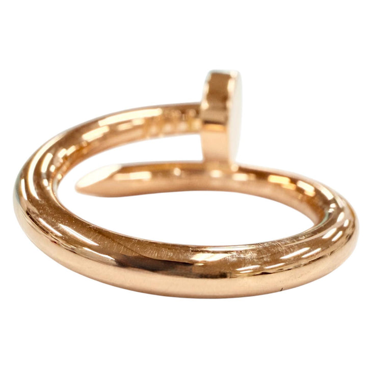 極美品◇Cartier カルティエ JMZ127 ジュストアンクル リング クラシック AU750(PG) 現行品 指輪 50 (JP10号) 重量7.1g 定価500500円
