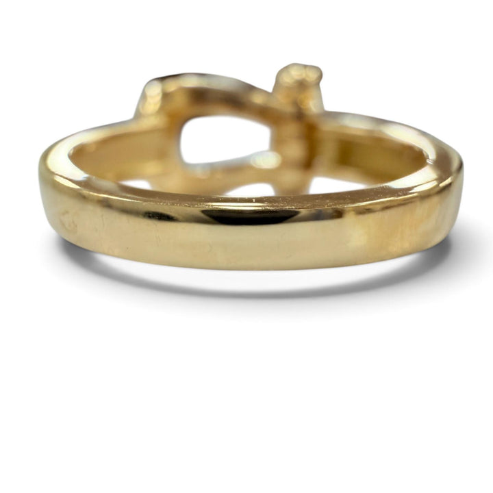 極美品☆FRED フレッド 1288875 4B0378 フォース10 ミディアム ダイヤ リング 750(YG) ダイヤモンド イエローゴールド 50 重量3.84g