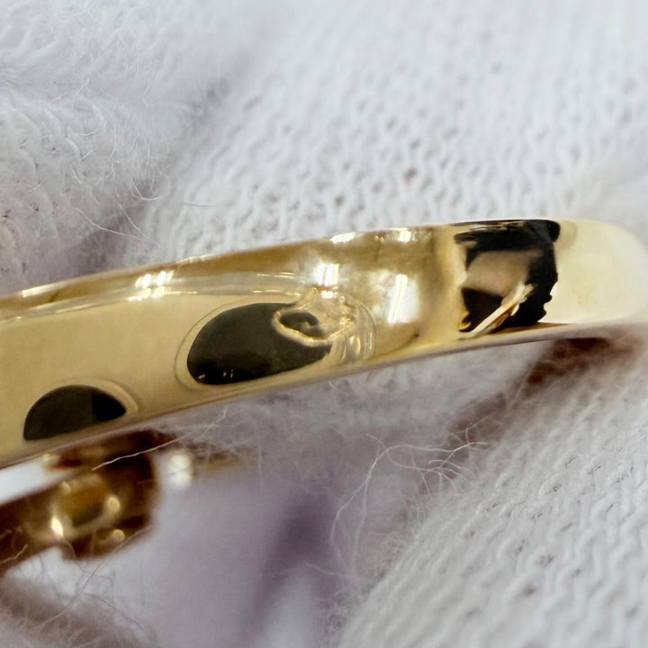 極美品☆FRED フレッド 1288875 4B0378 フォース10 ミディアム ダイヤ リング 750(YG) ダイヤモンド イエローゴールド 50 重量3.84g