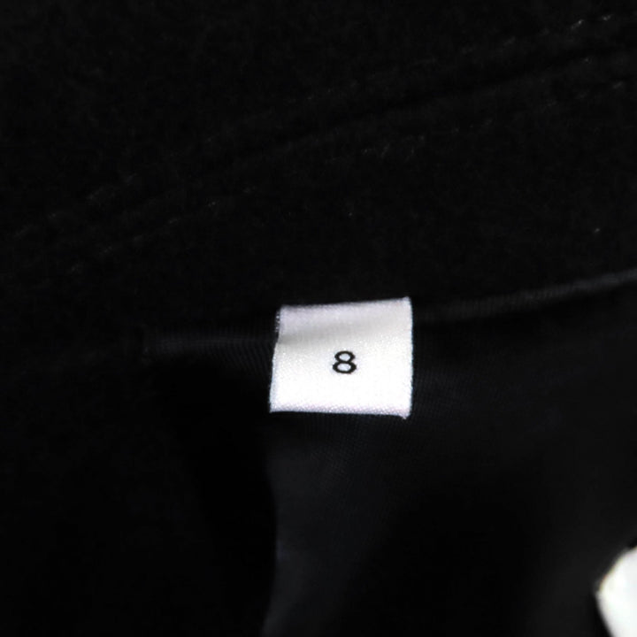 未使用品★Mackintosh マッキントッシュ 24AW L242MO1149FM2K HUMBIE CHESTER COCOON ウール100％ コート ブラック 8 ハンガー付 正規品