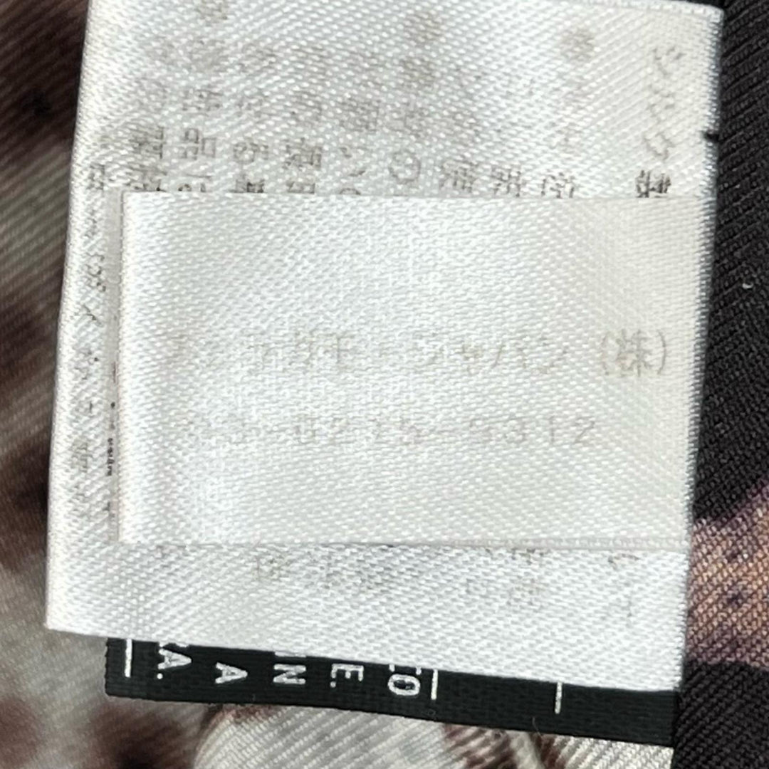 美品▲Salvatore Ferragamo サルヴァトーレフェラガモ 裏地レオパード柄 キルティング コート パープル 46 イタリア製 正規品 レディース