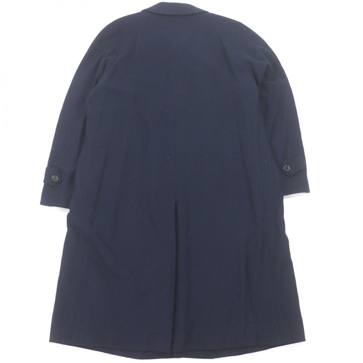 美品□Christian Dior MONSIEUR クリスチャンディオールムッシュ ヴィンテージ カシミヤ100% ステンカラーコート ネイビー M メンズ