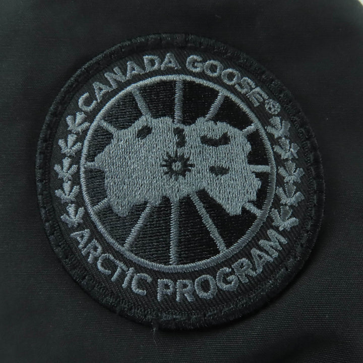 良品☆CANADA GOOSE カナダグース 3802L ブラックレーベル SHELBURNE PARKA シェルバーンパーカ ダウンコート ブラック S/P 正規品