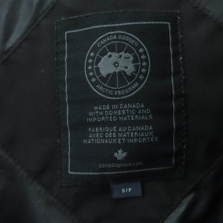 良品☆CANADA GOOSE カナダグース 3802L ブラックレーベル SHELBURNE PARKA シェルバーンパーカ ダウンコート ブラック S/P 正規品