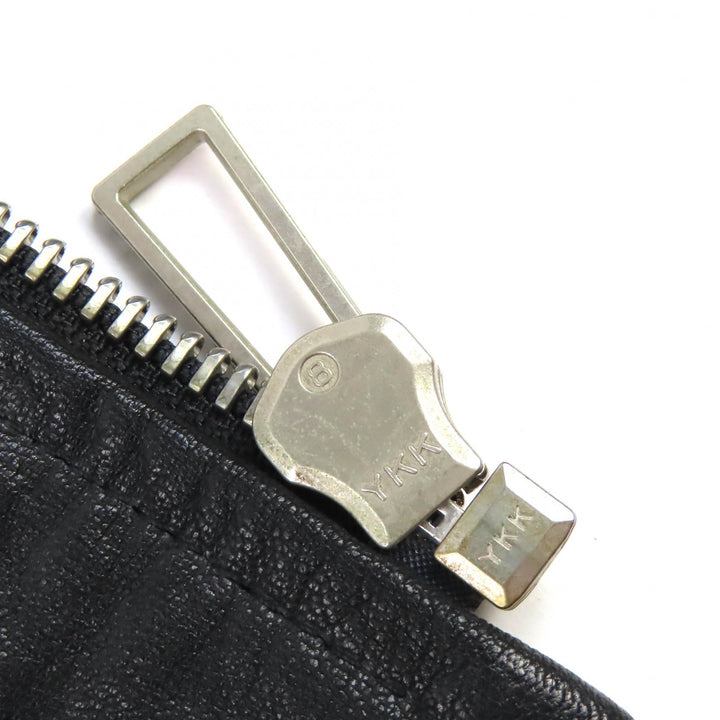 美品△PS Paul Smith ピーエス ポールスミス 934RLB ゴートスキン ライダースジャケット ブラック S 正規品 メンズ