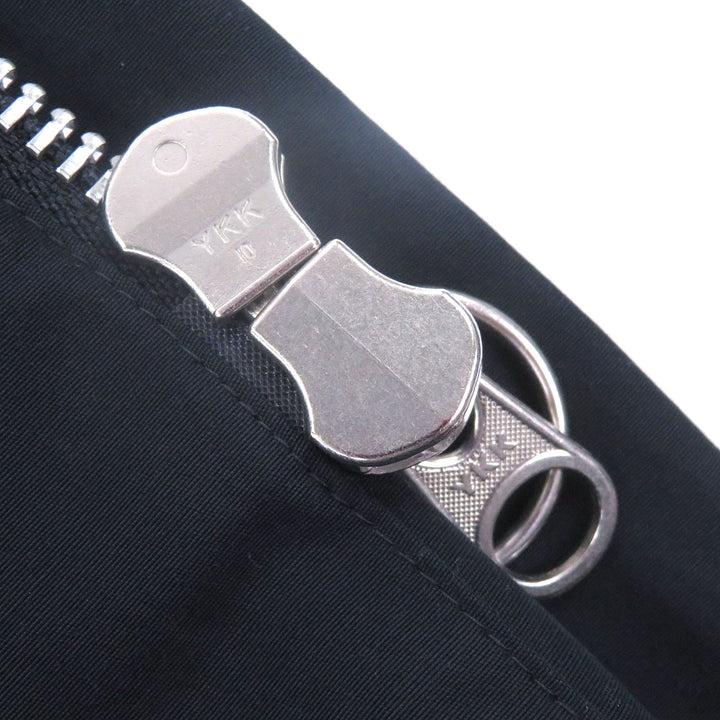 極美品□Barbour バブアー 241MCAS125 襟コーデュロイ 裏チェック柄 カバーオール ブルゾンジャケット ネイビー 36 正規品 メンズ