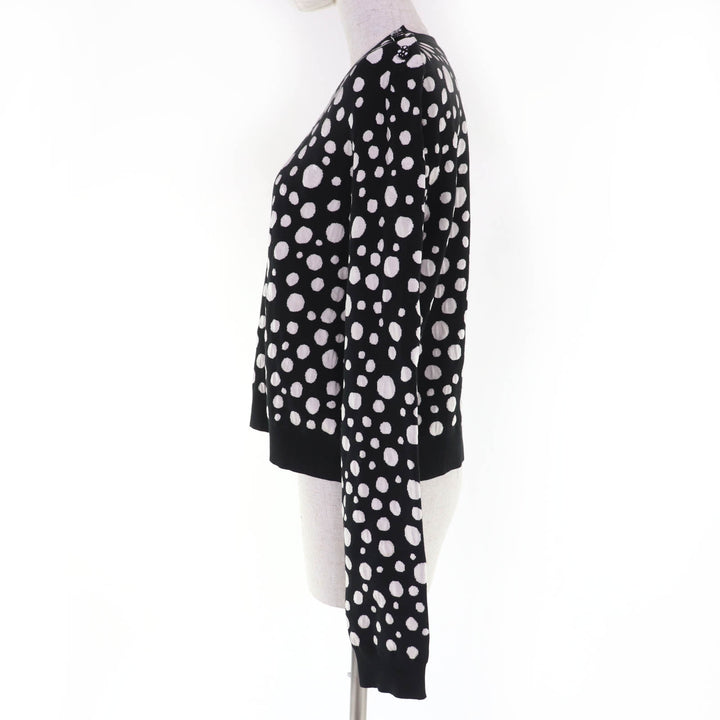 極美品☆LOUIS VUITTON×Yayoi Kusama ルイヴィトン×草間彌生 23SS シルク混 インフィニティ ドット クロップド ニット XXL 正規品