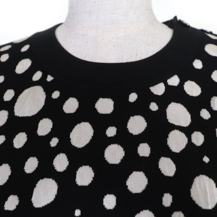 極美品☆LOUIS VUITTON×Yayoi Kusama ルイヴィトン×草間彌生 23SS シルク混 インフィニティ ドット クロップド ニット XXL 正規品