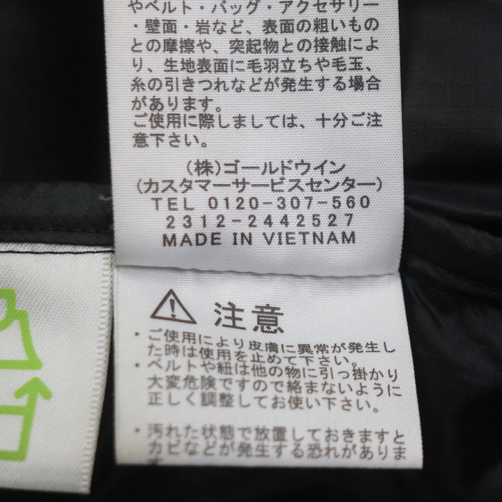 美品▼THE NORTH FACE ザ・ノースフェイス ND92215 Belayer Parka PERTEX ロゴ フーデッド WZIPUP ダウンジャケット L 正規品 メンズ