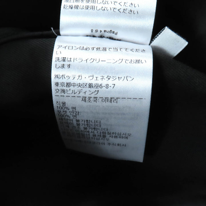 美品★BOTTEGAVENETA ボッテガヴェネタ 2022年製 738251 コットン100％ ツイルミディドレス デニム ラップワンピース 38 伊製 正規品