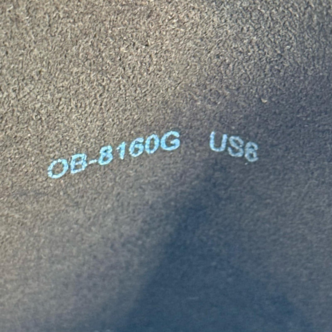 極美品▲SLOW WEAR LION スローウェアライオン OB-8160G レザー ワークブーツ ペコスブーツ ブラウン 6 日本製 メンズ 箱付き