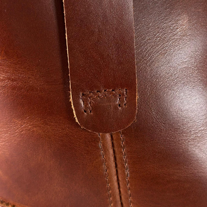 極美品▲SLOW WEAR LION スローウェアライオン OB-8160G レザー ワークブーツ ペコスブーツ ブラウン 6 日本製 メンズ 箱付き