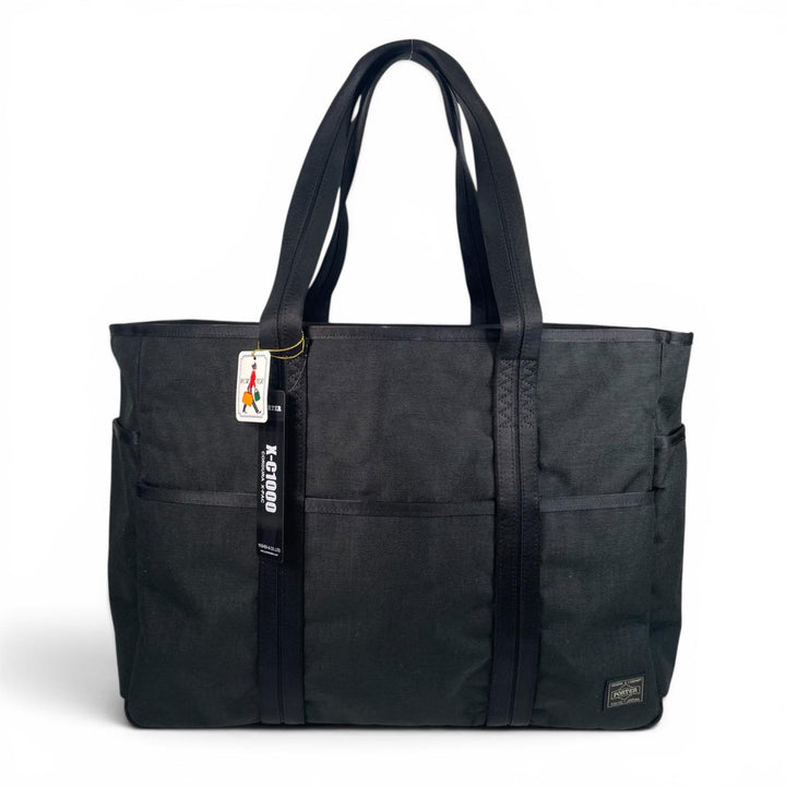 未使用品▲PORTER ポーター 737-07945 HYBRID TOTE BAG X-C1000 大容量 トートバッグ ブラック 日本製 正規品 メンズ 定価59400円