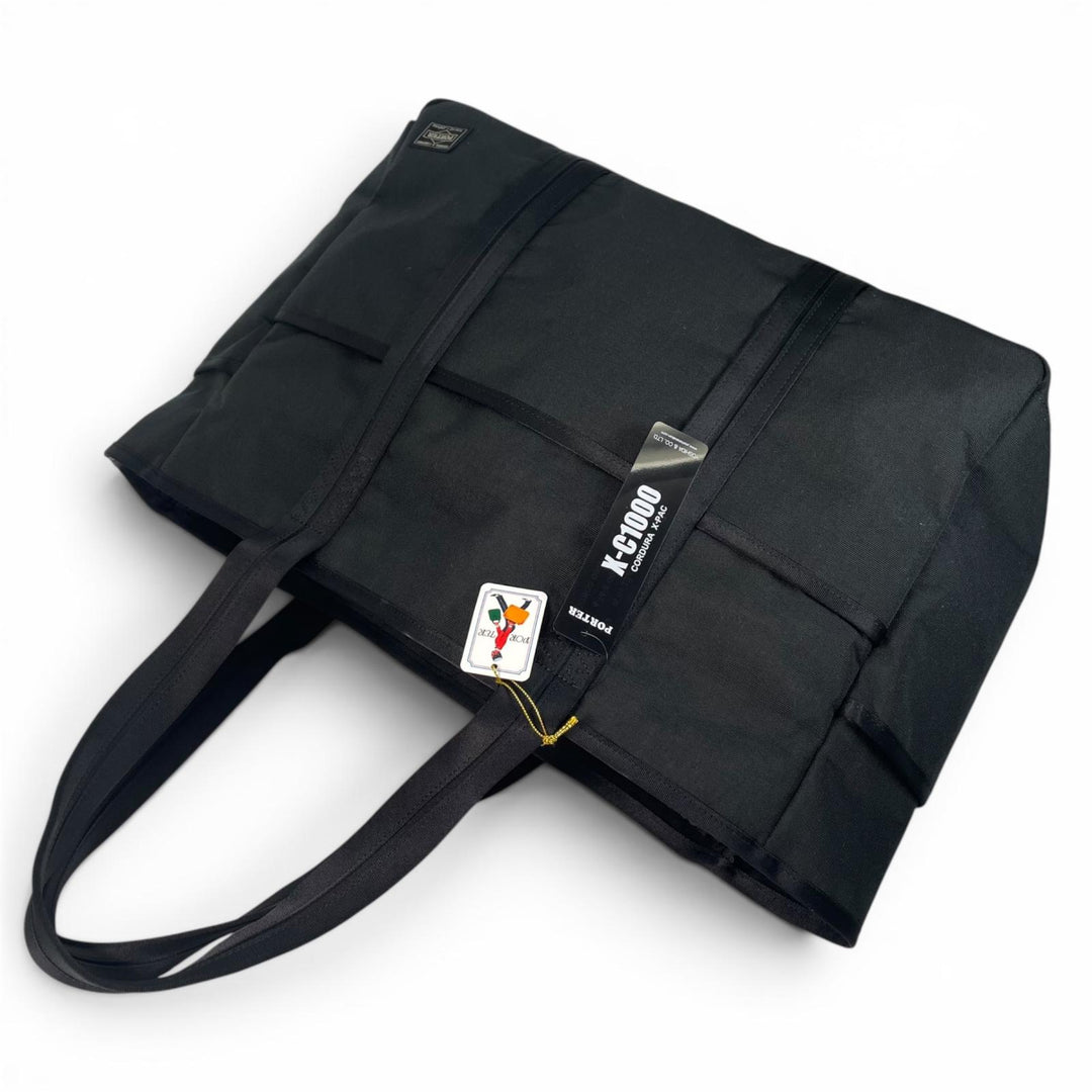 未使用品▲PORTER ポーター 737-07945 HYBRID TOTE BAG X-C1000 大容量 トートバッグ ブラック 日本製 正規品 メンズ 定価59400円