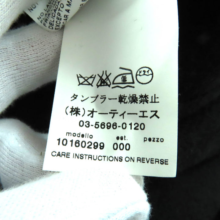 極美品★Max Mara マックスマーラ カシミヤ100% 白タグ Cucito A Mano コート アウター ブラック 40 イタリア製 正規品 レディース