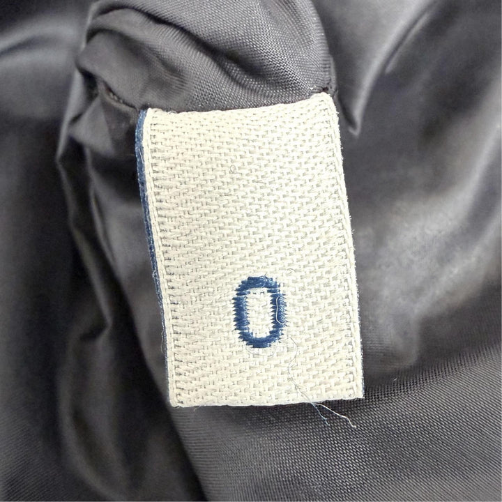美品△MONCLER モンクレール TORCON トルコン ロゴワッペン付 襟元ベロア使い ZIP UP ダウンジャケット ブラック 0 正規品 レディース