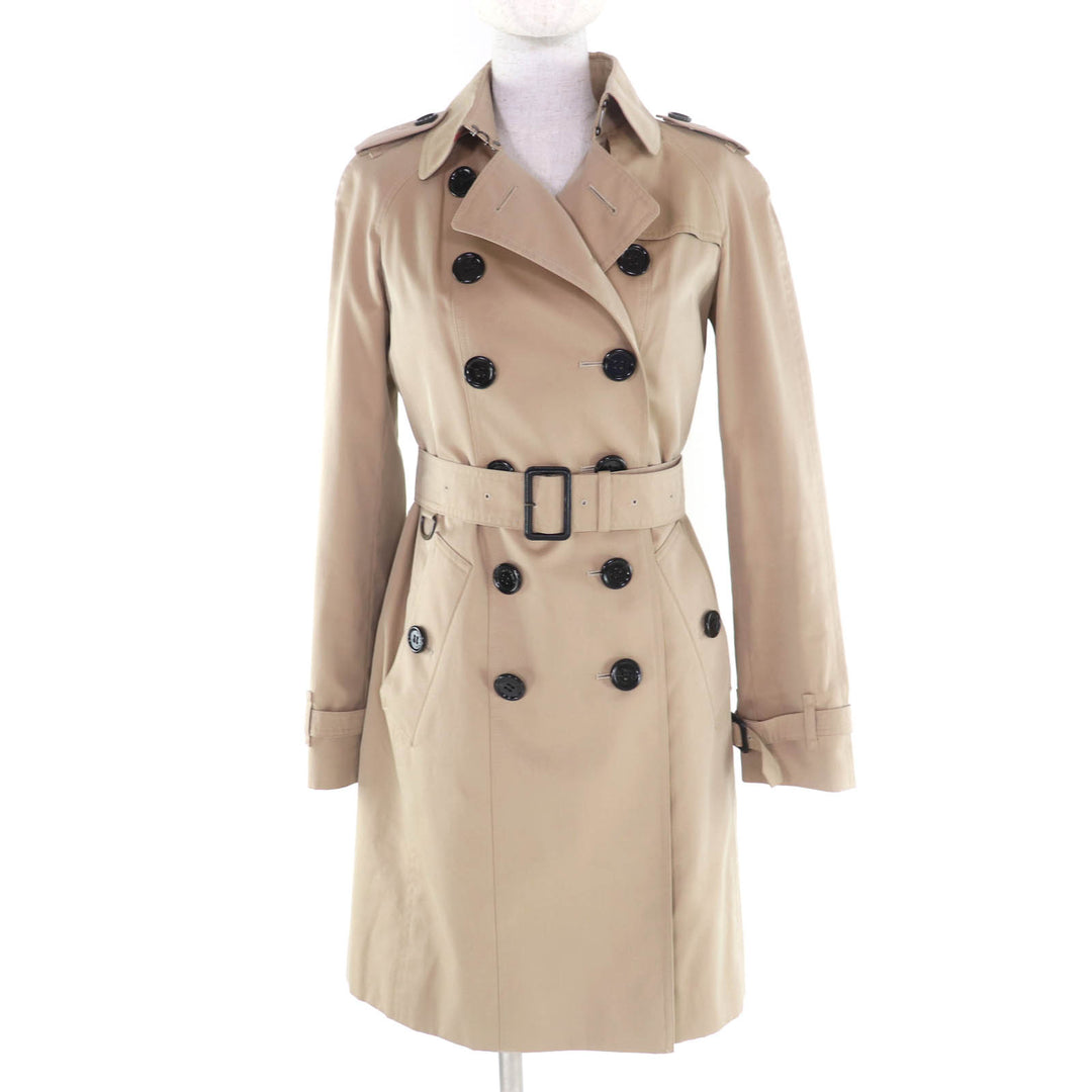 美品★BURBERRY LONDON バーバリーロンドン B1A14-530-51 コットン100％ ライナー付 裏地ノバチェック柄 トレンチコート 36 正規品