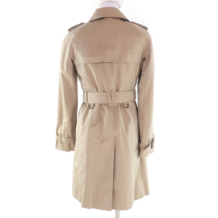 美品★BURBERRY LONDON バーバリーロンドン B1A14-530-51 コットン100％ ライナー付 裏地ノバチェック柄 トレンチコート 36 正規品