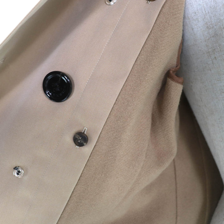 美品★BURBERRY LONDON バーバリーロンドン B1A14-530-51 コットン100％ ライナー付 裏地ノバチェック柄 トレンチコート 36 正規品