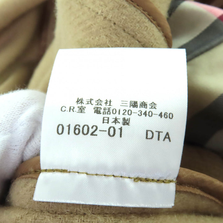 美品★BURBERRY LONDON バーバリーロンドン B1A14-530-51 コットン100％ ライナー付 裏地ノバチェック柄 トレンチコート 36 正規品