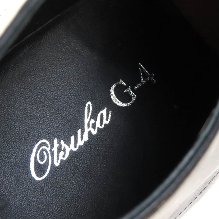 美品△Otsuka 大塚製靴 1011048 レザー チャッカーブーツ ビジネスシューズ ショートブーツ ブラウン系 7 メンズ