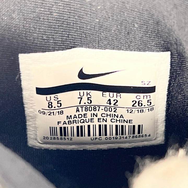 未使用品▲NIKE ナイキ AT8087-002 NIKE AIR FEAR OF GOD 1 レザー ハイカットスニーカー ブラック 26.5 箱付き メンズ