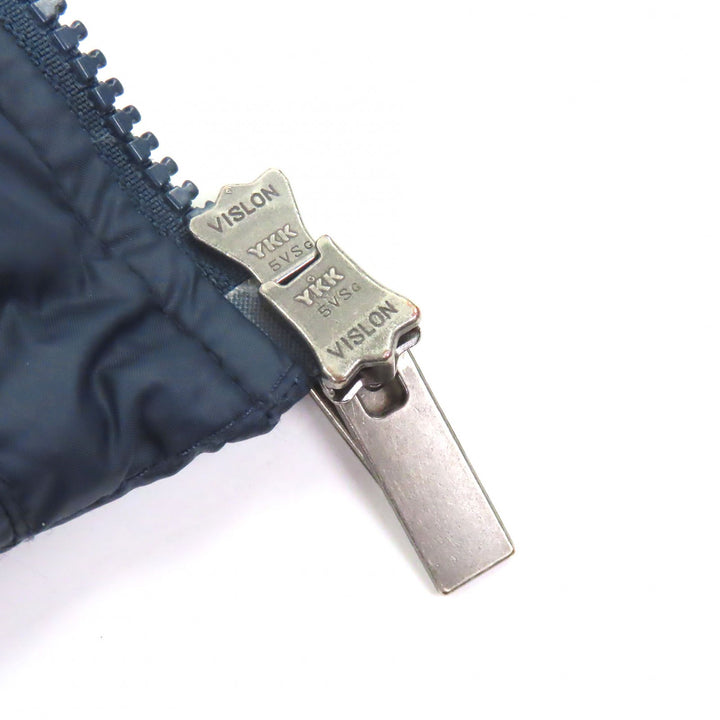 美品□Pyrenex ピレネックス BASILE ロゴワッペン スタンドカラー ダウンジャケット ネイビー XS ブルガリア製 正規品 メンズオススメ◎