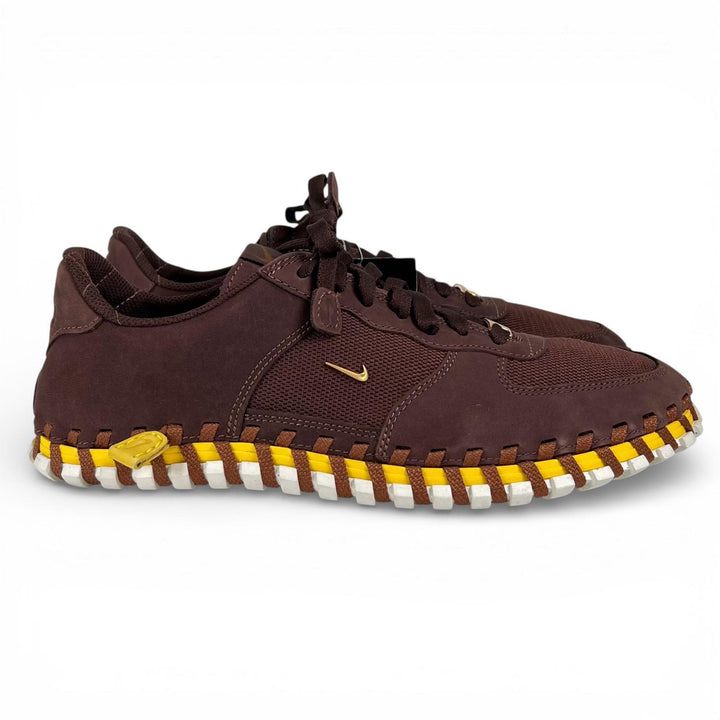 未使用品▲Nike Jacquemus ナイキ ジャックムス DR0424-200 J FORCE 1 LOW LX SP スニーカー ブラウン イエロー 27.5 箱付き メンズ