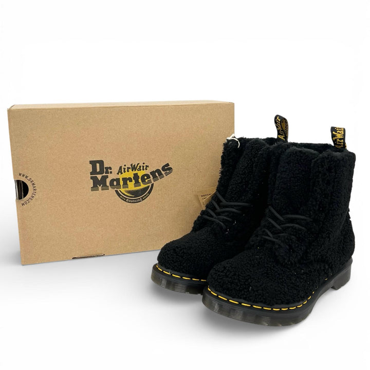 未使用品▲Dr.Martens ドクターマーチン 1460 PASCAL パスカル 8ホール ボア レースアップ ブーツ ブラック UK4 箱付き レディース