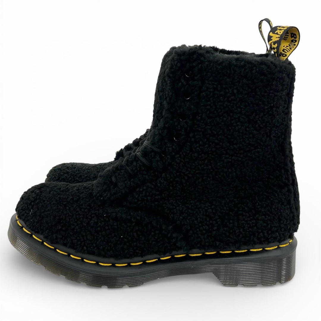 未使用品▲Dr.Martens ドクターマーチン 1460 PASCAL パスカル 8ホール ボア レースアップ ブーツ ブラック UK4 箱付き レディース