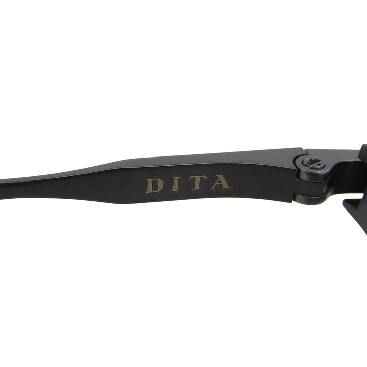 極美品▲DITA ディータ DTX425 UNION THREE メガネ 眼鏡 アイウェア ガンメタリック ブラック 49□19 145 日本製 メンズ 定価114400円