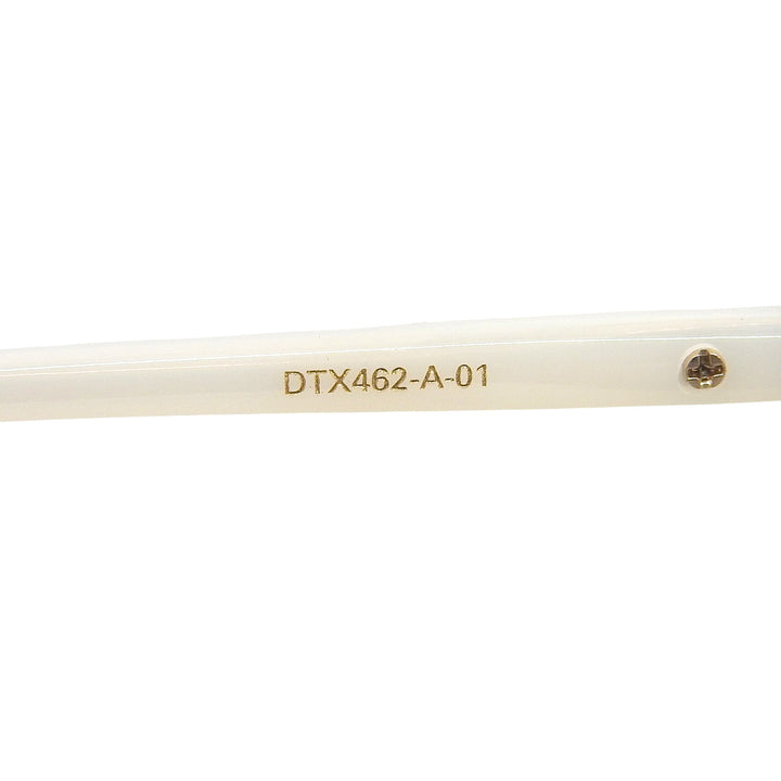 未使用品▲DITA ディータ DTX462 EYMORI リムレス メガネ 眼鏡 アイウェア ホワイト ゴールド 57□15 142 レディース 定価123200円