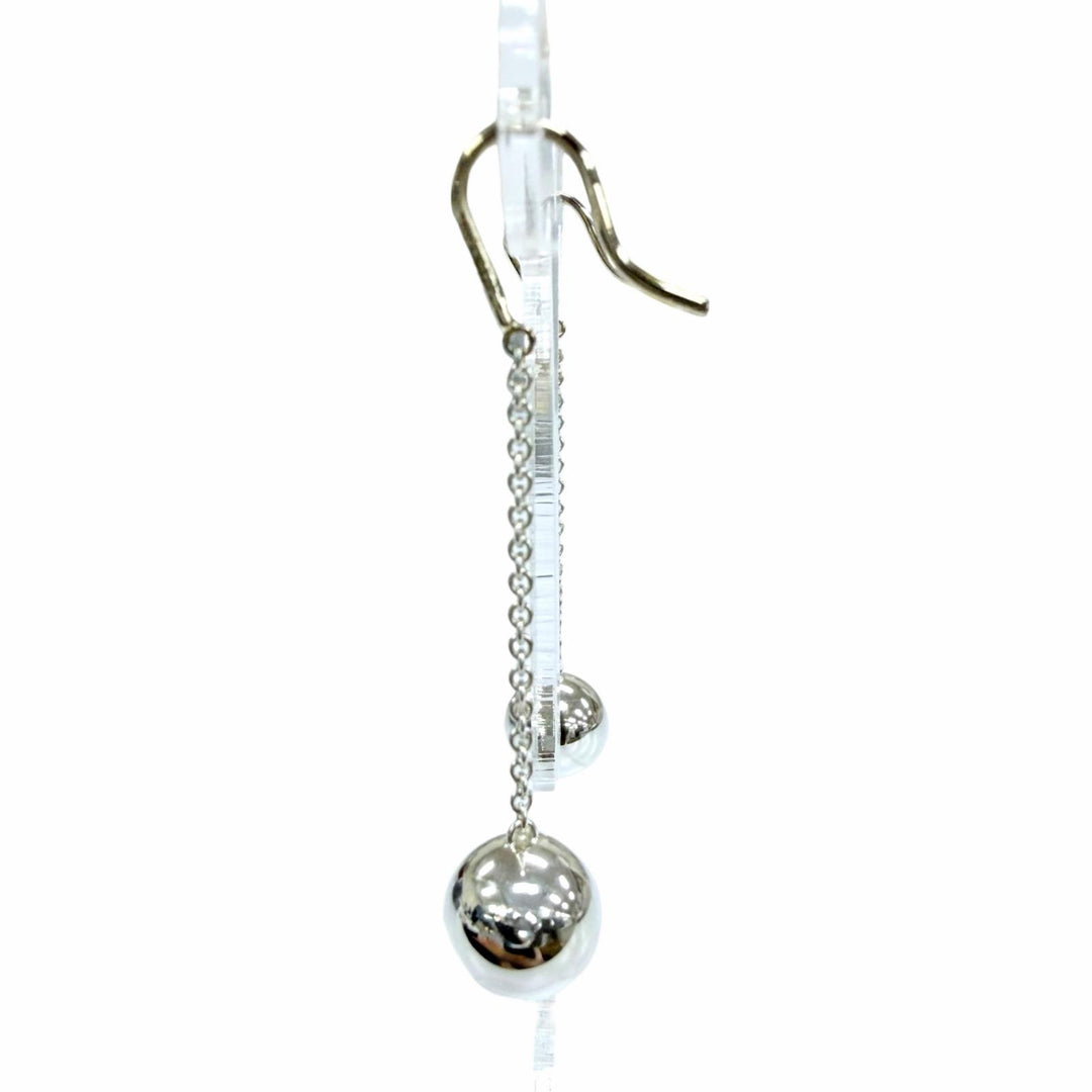 美品☆TIFFANY&amp;Co. ティファニー ハードウェア ボール フック ドロップピアス AG925 アクセサリー シルバー 重量5.0g レディース