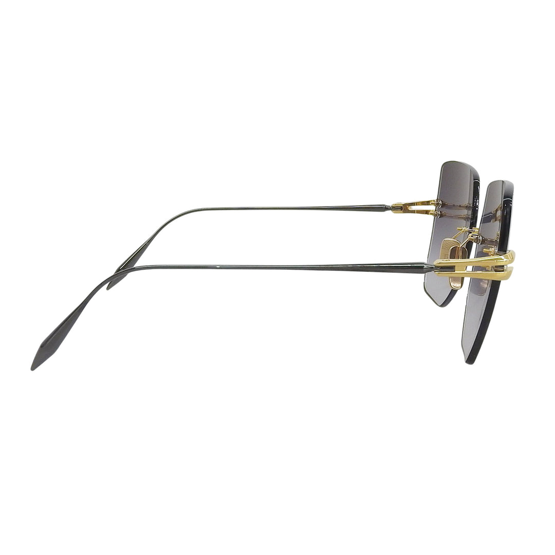 未使用品▲DITA ディータ DTS155-A-01 EMBRA リムレス サングラス ゴールド ガンメタリック 58□17-135 デモレンズ 日本製 レディース