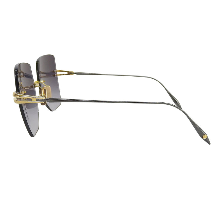 未使用品▲DITA ディータ DTS155-A-01 EMBRA リムレス サングラス ゴールド ガンメタリック 58□17-135 デモレンズ 日本製 レディース