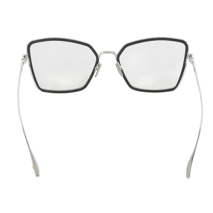 未使用品▲DITA ディータ DTX196-A BEHCKA チタン メガネ 眼鏡 アイウェア シルバー ブラック 55□18-145 デモレンズ 日本製 レディース