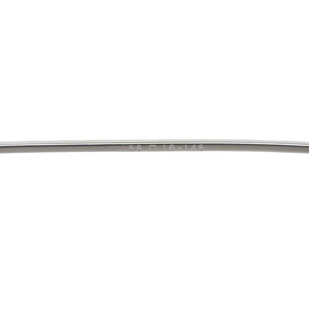 未使用品▲DITA ディータ DTX196-A BEHCKA チタン メガネ 眼鏡 アイウェア シルバー ブラック 55□18-145 デモレンズ 日本製 レディース
