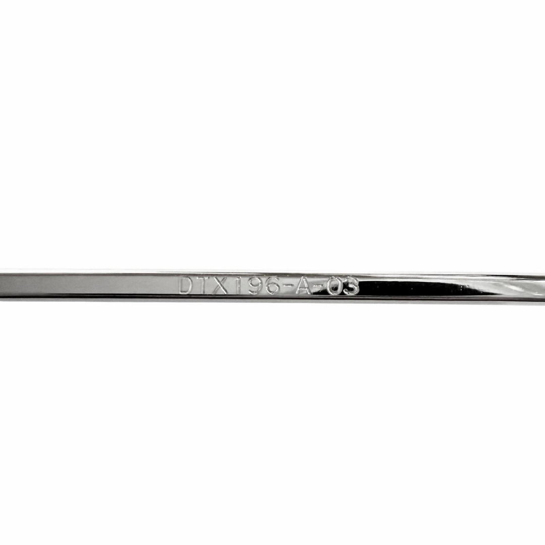 未使用品▲DITA ディータ DTX196-A BEHCKA チタン メガネ 眼鏡 アイウェア シルバー ブラック 55□18-145 デモレンズ 日本製 レディース