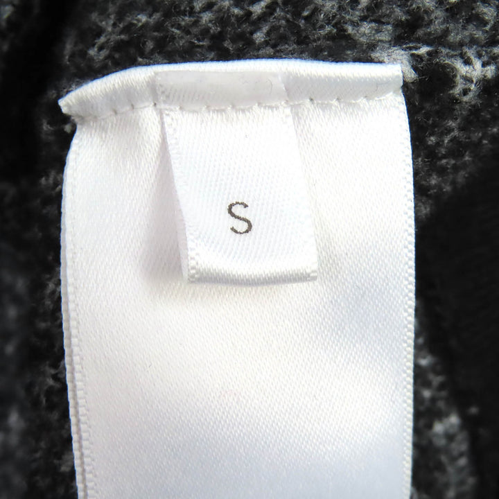 美品△GIVENCHY ジバンシィ BM90H84Y9F ウール 4G ロゴ総柄 長袖 ニット セーター ブラック ホワイト S 正規品 メンズ オススメ◎